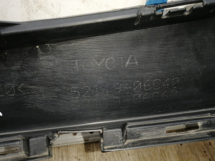 AA045402; Бампер передний; под паркт.; под омыват. (52119-06C40) для Toyota Camry/БУ; Оригинал; Р1, Мелкий дефект; 