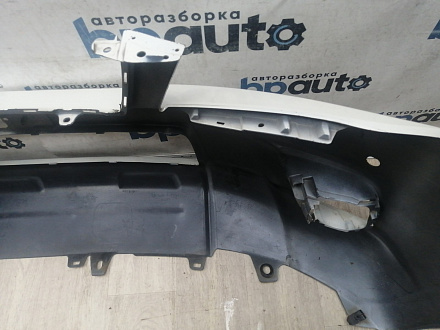 AA045980; Бампер передний; под паркт.; под омыват. (52119-60E01) для Toyota Land Cruiser Prado 150 (2010 — 2013)/БУ; Оригинал; Р1, Мелкий дефект; 