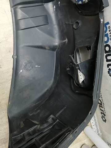 Фотография детали AA045734; Бампер передний; без паркт.; без омыват. (2E0807103) для Volkswagen Crafter (2006-2016)/БУ; Оригинал; Р1, Мелкий дефект; . Фото номер 14