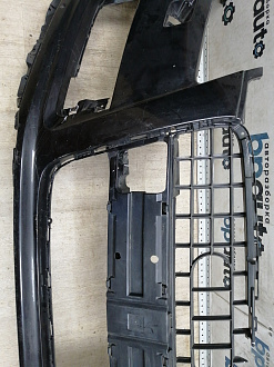 AA045531; Бампер передний; под паркт.; под омыват. (4L0 807 437 H) для Audi Q7 I рест. (2010-2015)/БУ; Оригинал; Р1, Мелкий дефект; 