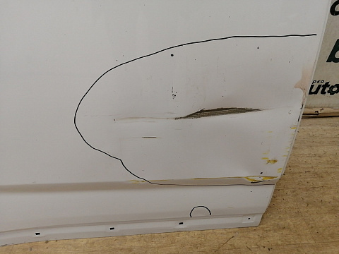 Фотография детали AA042127; Дверь задняя правая (95242607) для Chevrolet Orlando (2011-2014)/БУ; Оригинал; Р2, Удовлетворительное; . Фото номер 7