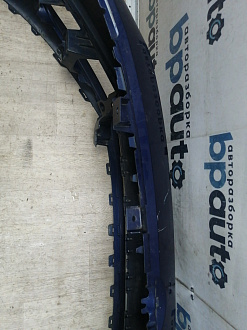 AA045789; Бампер передний; без паркт.; под омыват. (5M0807221N) для Volkswagen Golf Plus II (2009-2014)/БУ; Оригинал; Р2, Удовлетворительное; 