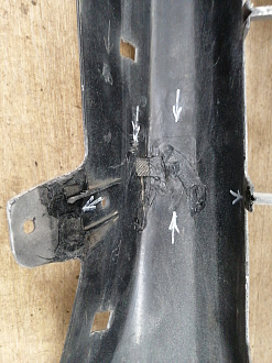 AA040990; Бампер передний; под паркт.; без омыват. (52119-50890) для Lexus LS IV (2006- 2009)/БУ; Оригинал; Р2, Удовлетворительное; 