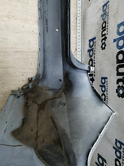 AA046121; Бампер задний; под паркт. (86611-4Y000) для Kia Rio III Sedan (2011- 2015)/БУ; Оригинал; Р1, Мелкий дефект; 