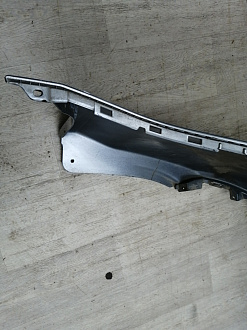 AA046119; Бампер задний; без паркт. (86611-4Y000) для Kia Rio III Sedan (2011- 2015)/БУ; Оригинал; Р1, Мелкий дефект; 