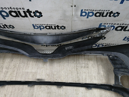 BA000119; Бампер передний; под паркт.; под омыват. (52119-06E50) для Toyota Camry 70 (2017 — 2021)/БУ; Оригинал; Р1, Мелкий дефект; 