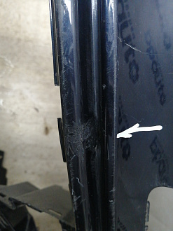 BA000255; Бампер передний, S-line; без паркт.; под омыват. (8R0 807 437 AC) для Audi Q5 I рест. (2012-2017)/БУ; Оригинал; Р1, Мелкий дефект; 