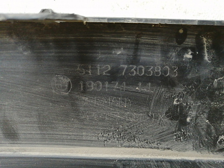 AA021447; Юбка заднего бампера; под паркт. (51127303803) для BMW Х1 I (E84) рест. (2012-2015)/БУ; Оригинал; Р1, Мелкий дефект; 