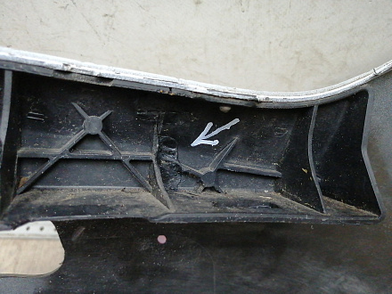 AA044979; Бампер передний; без паркт.; под омыват. (86511-2W000) для Hyundai Santa Fe III (2012 - 2015)/БУ; Оригинал; Р2, Удовлетворительное; 