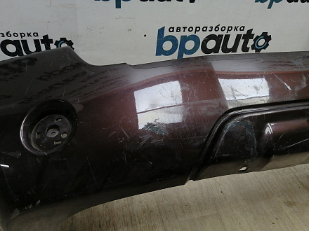 AA044662; Бампер задний; без паркт. (85022-5X00H) для Nissan Pathfinder III рест. (2010-2014)/БУ; Оригинал; Р1, Мелкий дефект; 