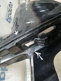 AA046084; Бампер передний; под паркт.; под омыват. (52119-50E80) для Lexus LS IV рест. 2 (2012- 2017)/БУ; Оригинал; Р1, Мелкий дефект; 