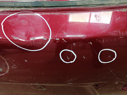 AA033947; Крышка багажника (67005-48601) для Lexus RX 450h/БУ; Оригинал; Р2, Удовлетворительное; 