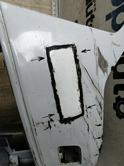 AA045705; Бампер передний, S-line; под паркт.; под омыват. (8K0 807 437 S) для Audi A4 B8/БУ; Оригинал; Р2, Удовлетворительное; 