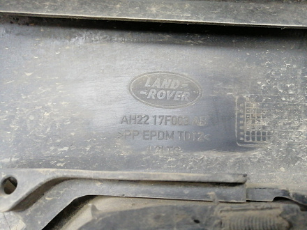 AA024383; Бампер передний, под ПТФ; под паркт.; под омыват. (AH22-17F003-AB) для Land Rover Discovery IV (2009 - 2013)/БУ; Оригинал; Р0, Хорошее; 