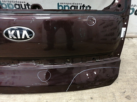 Фотография детали AA038137; Крышка багажника (73700-B2000) для Kia Soul/БУ; Оригинал; Р3, Под восстановление; . Фото номер 7