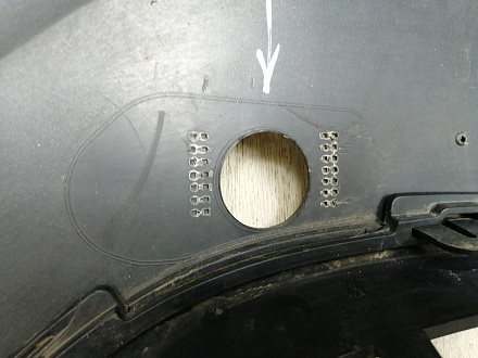 AA046467; Бампер передний; под паркт.; без омыват. (51117176266) для BMW Х6 I (E71) (2007-2012)/БУ; Оригинал; Р1, Мелкий дефект; 