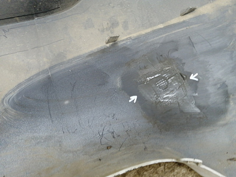 Фотография детали AA024245; Бампер задний; без паркт. (9671074477) для Citroen C4 II HB (2011-2016)/БУ; Оригинал; Р1, Мелкий дефект; . Фото номер 15