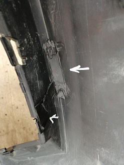 AA043130; Бампер передний; под паркт.; под омыват. (4G8 807 437) для Audi A7 I Sportback (2010-2014)/БУ; Оригинал; Р1, Мелкий дефект; 