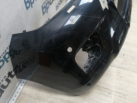 AA046165; Бампер передний; под паркт.; под омыват. (52119-60E01) для Toyota Land Cruiser Prado 150 (2010 — 2013)/БУ; Оригинал; Р1, Мелкий дефект; 