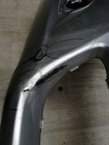 Фотография детали AA045137; Бампер передний; под паркт.; под омыват. (52119-0T020) для Toyota Venza/БУ; Оригинал; Р2, Удовлетворительное; . Фото номер 6