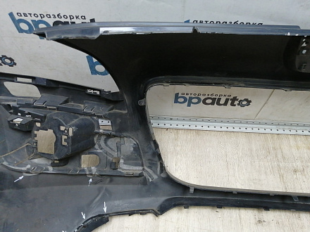 AA044866; Бампер передний; без паркт.; под омыват. (9684345077) для Peugeot 3008 I (2009-2013)/БУ; Оригинал; Р2, Удовлетворительное; 