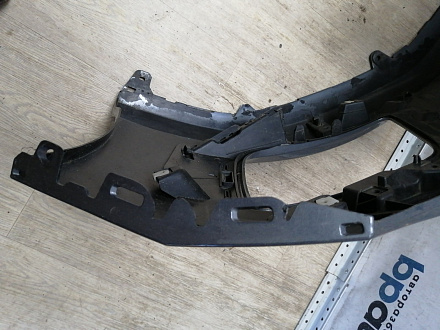 AA044863; Бампер передний; без паркт.; без омыват. (9674576177) для Peugeot 308 I рест. (2011-2015)/БУ; Оригинал; Р2, Удовлетворительное; 