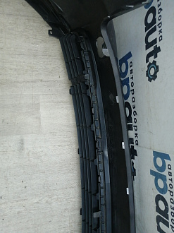 AA045950; Бампер передний; под паркт.; под омыват. (52119-0E220) для Toyota Highlander III (2014 — 2016)/БУ; Оригинал; Р1, Мелкий дефект; 