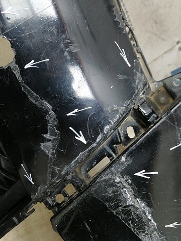 Фотография детали AA045218; Бампер передний, F-SPORT; под паркт.; под омыват. (52119-48760) для Lexus RX III рест. (2012 — 2015)/БУ; Оригинал; Р2, Удовлетворительное; . Фото номер 7