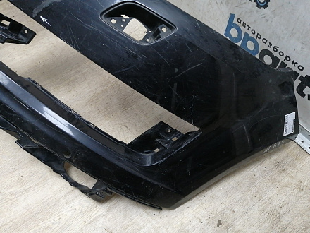 AA045532; Бампер передний; под паркт.; под омыват. (4L0 807 437 H) для Audi Q7 I рест. (2010-2015)/БУ; Оригинал; Р2, Удовлетворительное; 