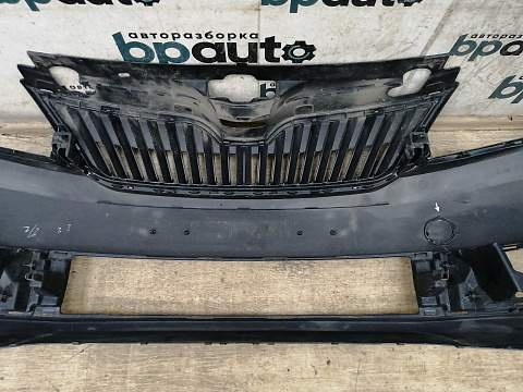 Фотография детали AA028966; Бампер передний; без паркт.; без омыват. (60U 807 217B) для Skoda Rapid/БУ; Оригинал; Р1, Мелкий дефект; . Фото номер 22