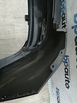 AA046110; Бампер задний; без паркт. (86611-4Y000) для Kia Rio III Sedan (2011- 2015)/БУ; Оригинал; Р1, Мелкий дефект; 