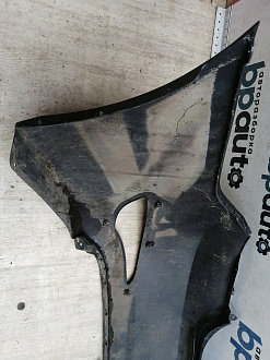 BA000139; Бампер задний; без паркт. (86611-4L500) для Hyundai Solaris I рест. Sedan (2014- 2016)/БУ; Оригинал; Р1, Мелкий дефект; 