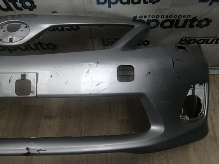 AA045988; Бампер передний; без паркт.; под омыват. (52119-12C70) для Toyota Corolla 150 рест. (2010-2013)/БУ; Оригинал; Р2, Удовлетворительное; 