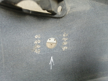 BA000249; Бампер передний; под паркт.; под омыват. (5M0807221N) для Volkswagen Golf Plus II (2009-2014)/БУ; Оригинал; Р1, Мелкий дефект; 