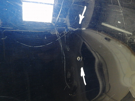 AA045921; Бампер задний; без паркт. (52159-12B30) для Toyota Corolla 150 рест. (2010-2013)/БУ; Оригинал; Р2, Удовлетворительное; 