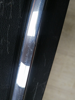 AA045468; Бампер задний; под паркт. (A2128857625) для Mercedes-Benz E-klasse IV Sedan рест. (W212) (2013-2016)/БУ; Оригинал; Р1, Мелкий дефект; 