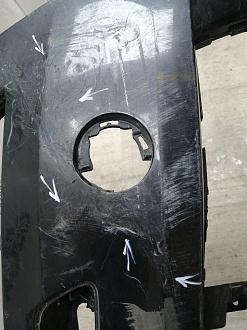 AA045806; Бампер передний, S-line; под паркт.; под омыват. (4G8 807 437 F) для Audi A7 I Sportback (2010-2014)/БУ; Оригинал; Р2, Удовлетворительное; 