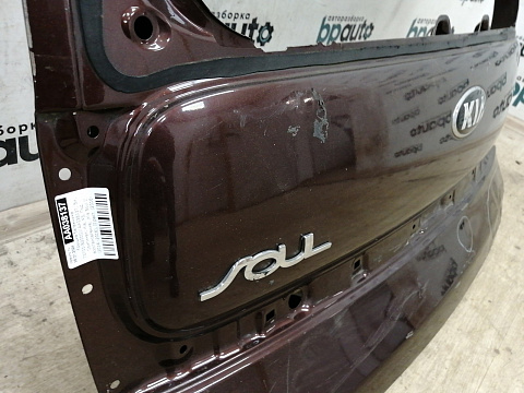 Фотография детали AA038137; Крышка багажника (73700-B2000) для Kia Soul/БУ; Оригинал; Р3, Под восстановление; . Фото номер 4