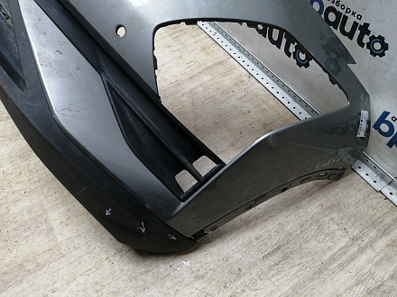 AA045843; Бампер передний; под паркт.; без омыват. (602002155AA) для Omoda C5 (2022- н.в.)/БУ; Оригинал; Р1, Мелкий дефект; 