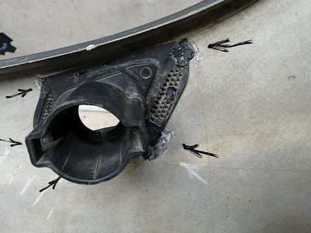 AA045421; Бампер передний; без паркт.; под омыват. (13288286) для Opel Insignia/БУ; Оригинал; Р2, Удовлетворительное; 