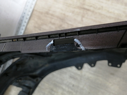 AA044921; Бампер задний (86611-2W000) для Hyundai Santa Fe III (2012 - 2015)/БУ; Оригинал; Р1, Мелкий дефект; 