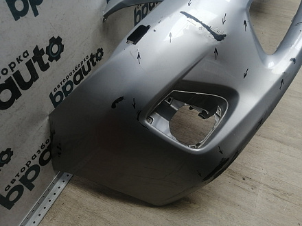 AA045988; Бампер передний; без паркт.; под омыват. (52119-12C70) для Toyota Corolla 150 рест. (2010-2013)/БУ; Оригинал; Р2, Удовлетворительное; 