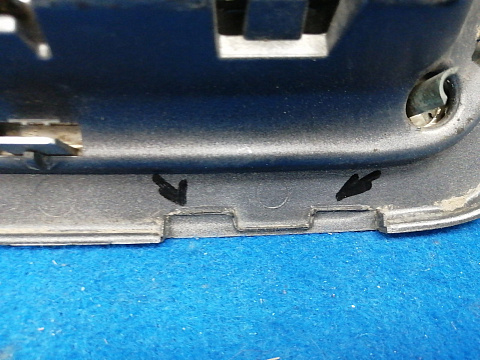 Фотография детали AA033312; Решетка радиатора (62310-JD000) для Nissan Qashqai I (2006-2010)/БУ; Оригинал; Р2, Удовлетворительное; . Фото номер 20