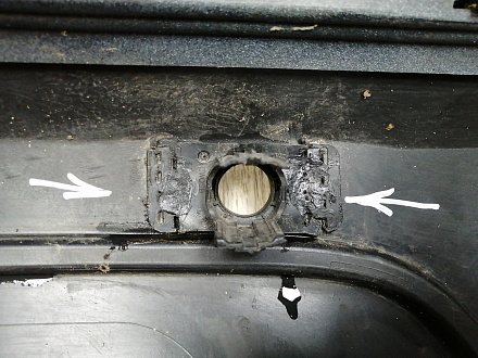 AA045217; Бампер задний; под паркт. (BB53-17D781-A) для Ford Explorer V (2011-2015)/БУ; Оригинал; Р1, Мелкий дефект; 