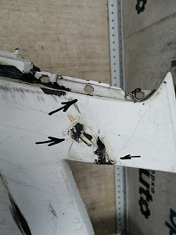 AA045805; Бампер передний, S-line; под паркт.; под омыват. (4G8 807 437 F) для Audi A7 I Sportback (2010-2014)/БУ; Оригинал; Р2, Удовлетворительное; 