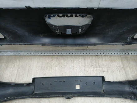 AA045936; Бампер передний; без паркт.; под омыват. (9680484677) для Peugeot 308 I (2008-2011)/БУ; Оригинал; Р2, Удовлетворительное; 