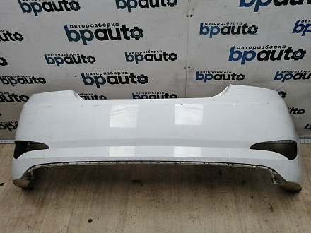 BA000140; Бампер задний; без паркт. (86611-4L500) для Hyundai Solaris I рест. Sedan (2014- 2016)/БУ; Оригинал; Р1, Мелкий дефект; 