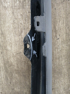 AA030291; Бампер передний; под паркт.; под омыват. (62022-1ME0H) для Infiniti/БУ; Оригинал; Р2, Удовлетворительное; 