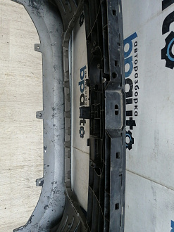 BA000161; Бампер передний; под паркт.; под омыват. (4G0 807 437) для Audi A6 C7/БУ; Оригинал; Р1, Мелкий дефект; 