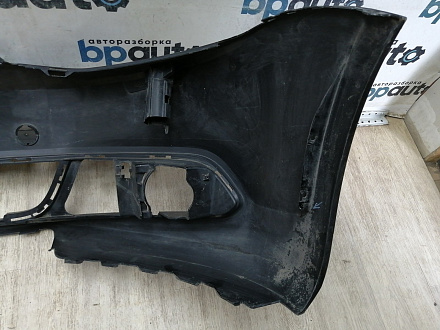 AA044393; Бампер передний; без паркт.; под омыват. (5С6807221B) для Volkswagen Jetta VI (2010- 2014)/БУ; Оригинал; Р1, Мелкий дефект; 